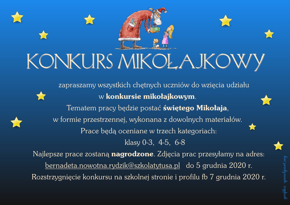 Read more about the article Konkurs mikołajkowy