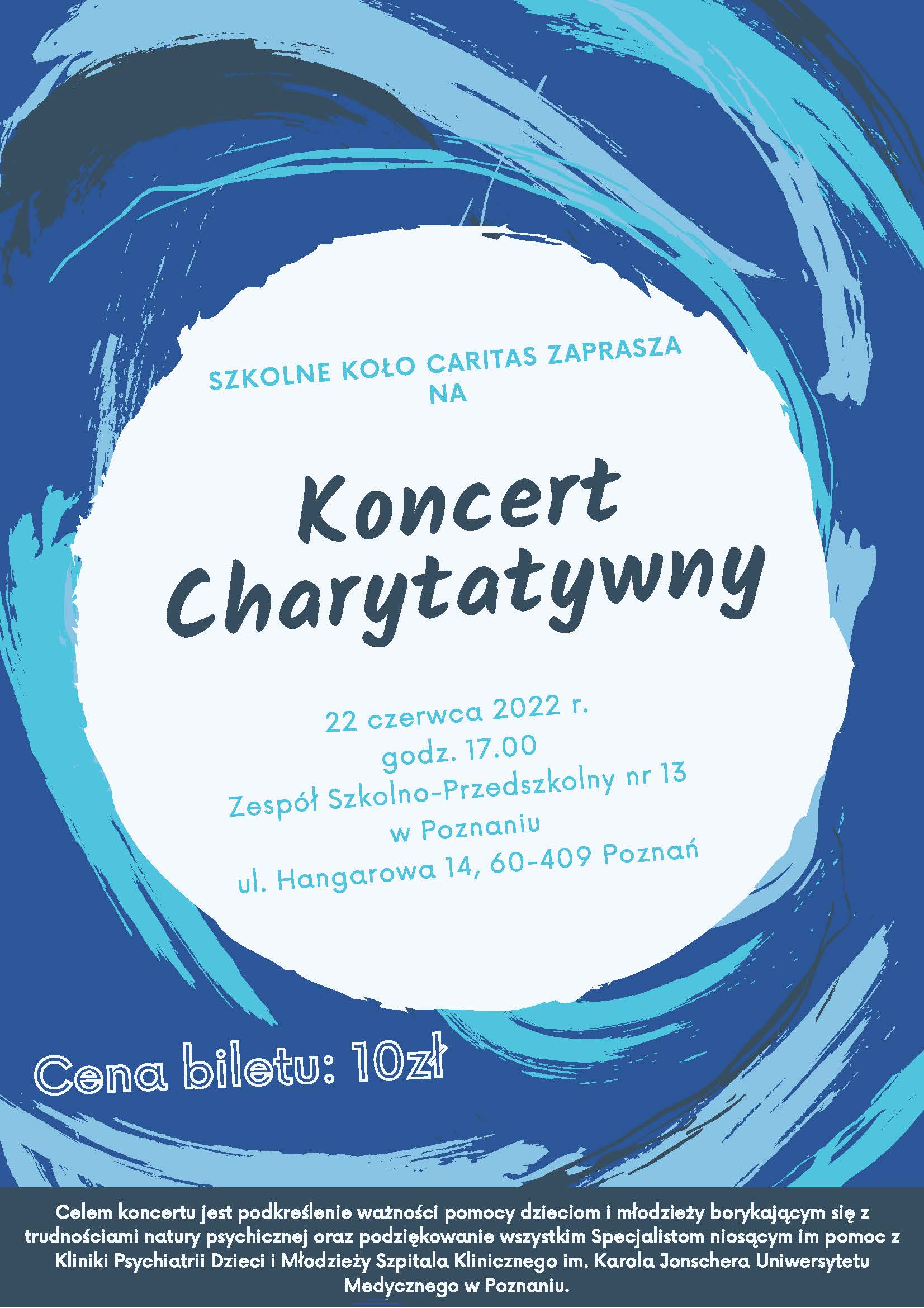 Read more about the article Szkolne Koło Caritas zaprasza na Koncert Charytatywny