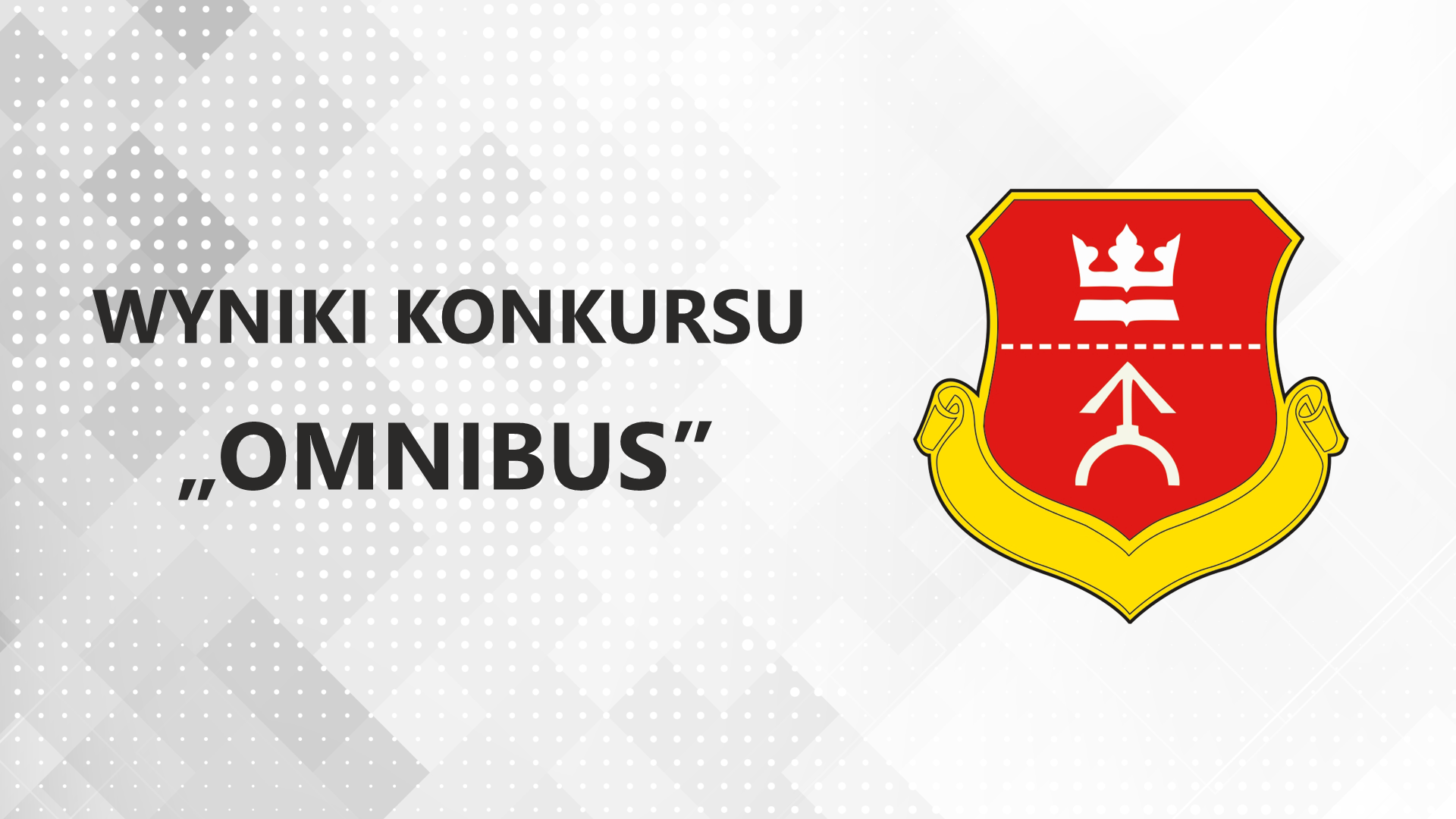 Read more about the article Wyniki konkursu „OMNIBUS”