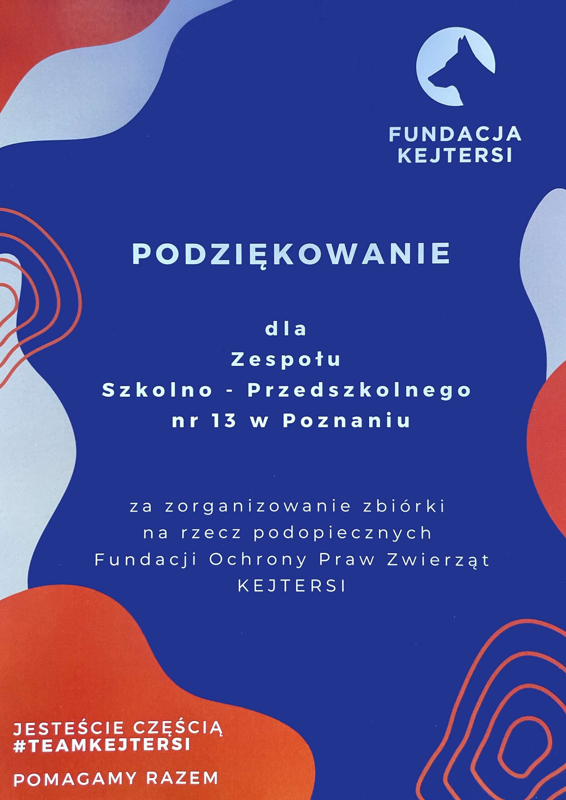 Read more about the article PODZIĘKOWANIA