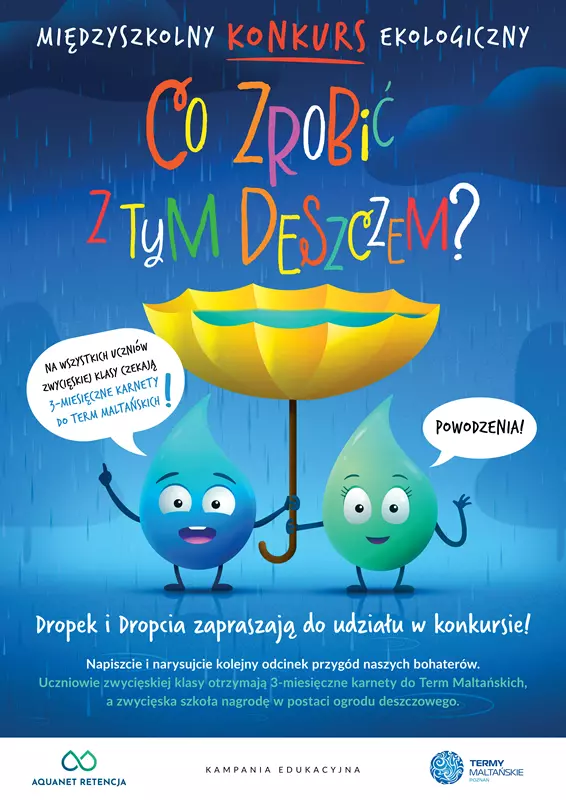 Read more about the article Międzyszkolny konkurs ekologiczny „Co zrobić z tym deszczem?” dla uczniów klas czwartych
