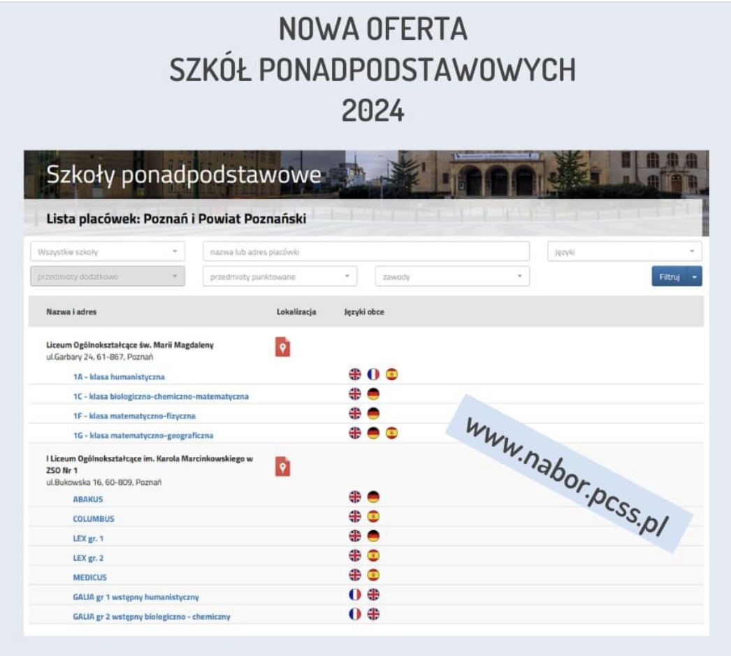 Read more about the article NOWA OFERTA SZKÓŁ PONADPODSTAWOWYCH