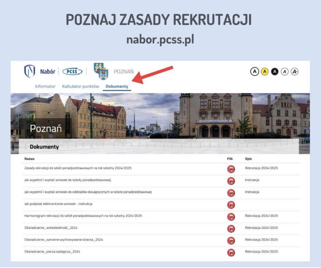 Read more about the article REKRUTACJA DO SZKÓŁ PONADPODSTAWOWYCH